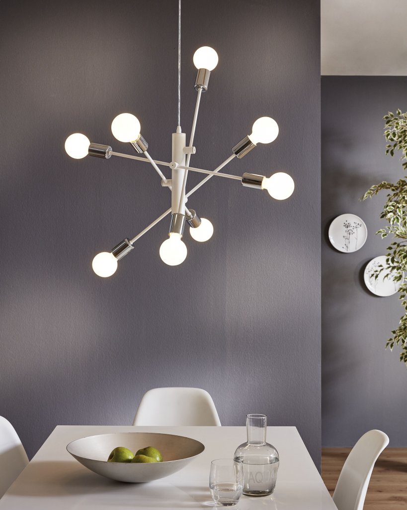 Pendant White Chrome - Image 2